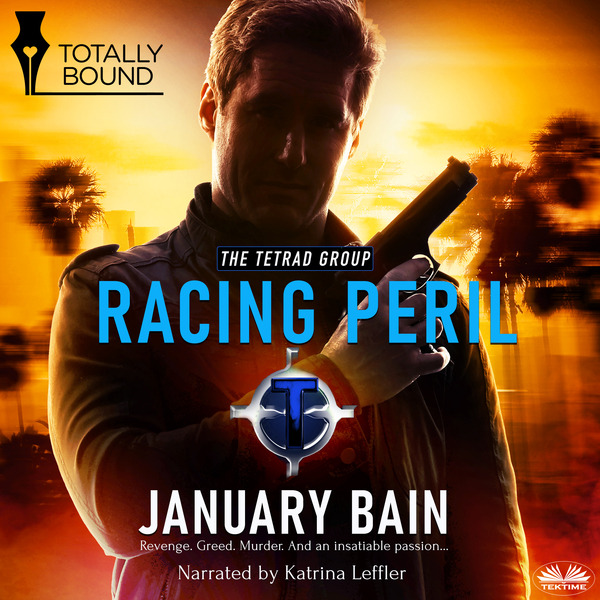 Racing Peril written by January Bain and narrated by Katrina Leffler 
